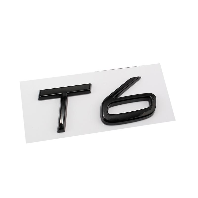 Car ABS Displacement Logo Replace Badge Emblem Decal Sticker For Volvo S60 S80 S90 XC90 XC60 V40 V70 V60 T3 T4 T5 T6 T8 V8 AWD