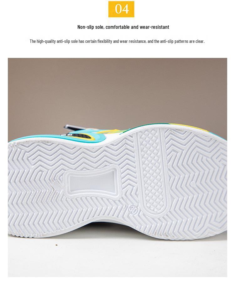 2025 Autumn/Winter Kids' Basketball & Running Shoes - Soft Sole, Breathable, Casual Sneakers for Boys & Girls