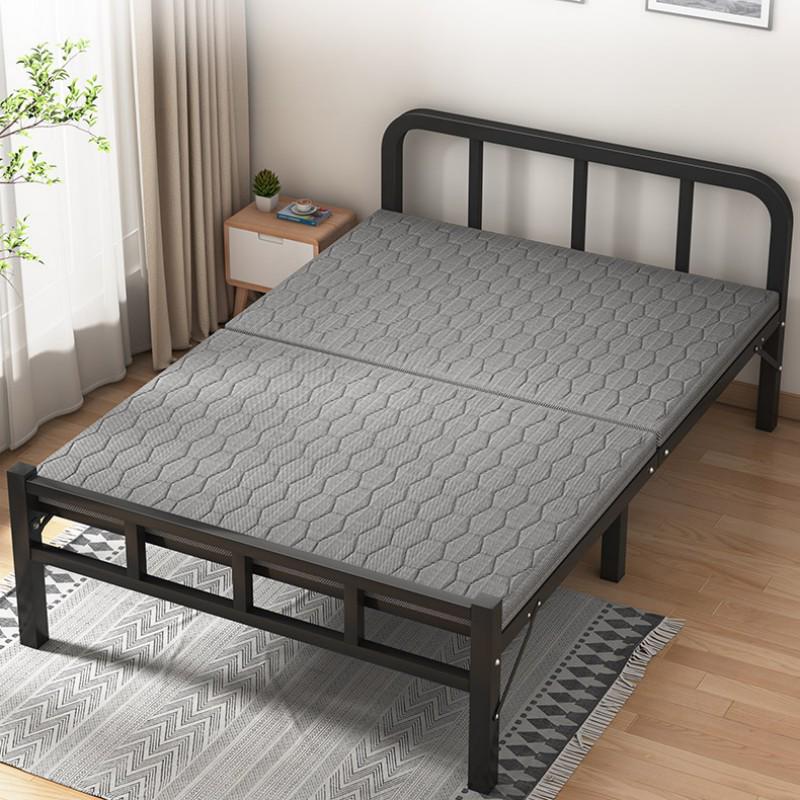 1.2m Multi-functional Folding Nap Bed with Hardboard & Iron Frame
