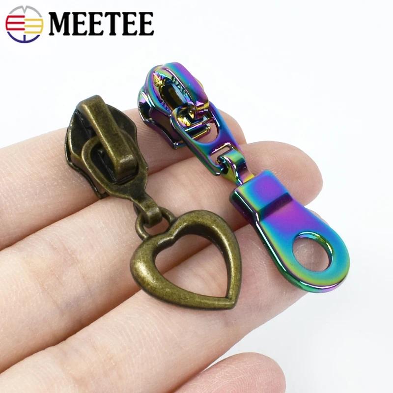 5/10/20Pcs 5# Zipper Slider for Nylon Zippers Zip Head Puller Lock Bag Clothes Purse Tailor Repair Kit DIY Sewing Accessories