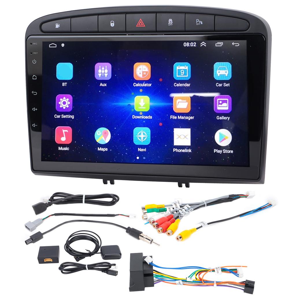 9 Zoll Auto Navigator Touchscreen Multimedia Wiedergabe für Android10.0 Bluetooth Ersatz für Peugeot 408 308 308SW