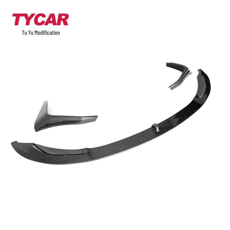 BMW M3/M4 F80/F82 MP Style Gloss Black Carbon Fiber Front Lip Spoiler