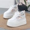 Fashion 10CM Autumn Women Platform Sneakers Casual Outdoor Skateboard Comfortable Lace Up New Autumn Sneaker Running Sports Shoe Female