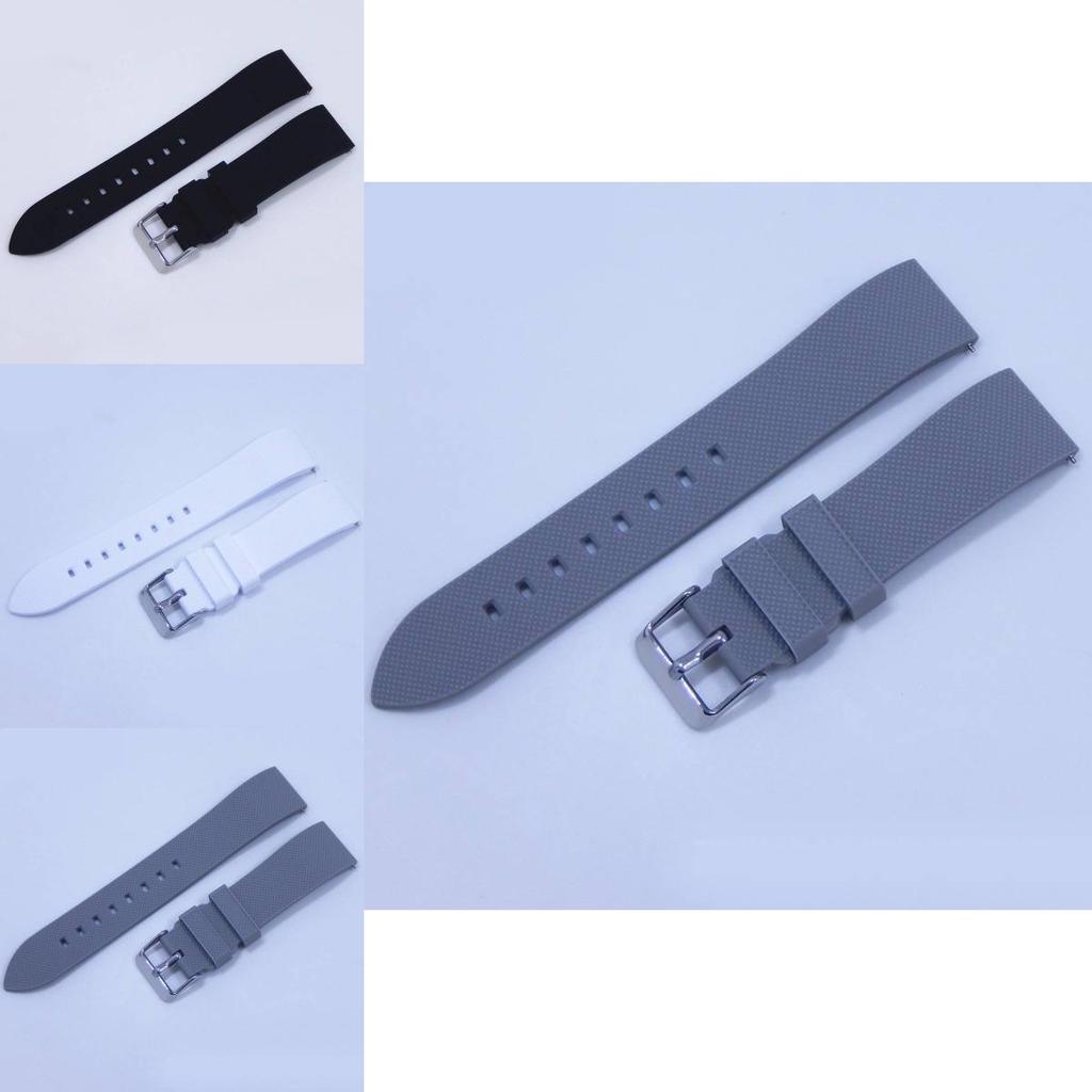 Smartwatch Strap 20mm Silicone Waterproof Sport Band With Quick Release For Men Women