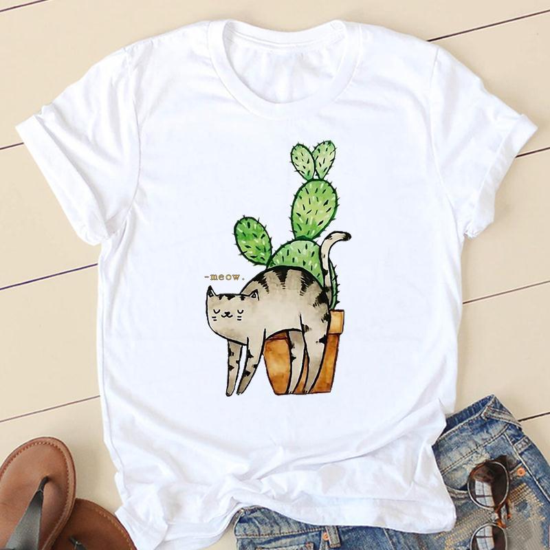 GMXIA женские модные повседневные летние весенние однотонные футболки с круглым вырезом — фото 17