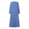 Muslim Women's Lace Robe Dress Fashion Long Sleeve Vest Women's Spring Casual Dress