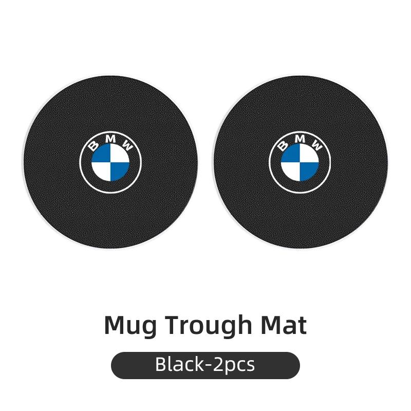 

Car Sticker 2025 Hot Car Carbon Leathe Coasters Pads Centre Console Cup Non-Slip Mats For BMW E46 E90 E60 F10 E39 F30 E36 F20 E