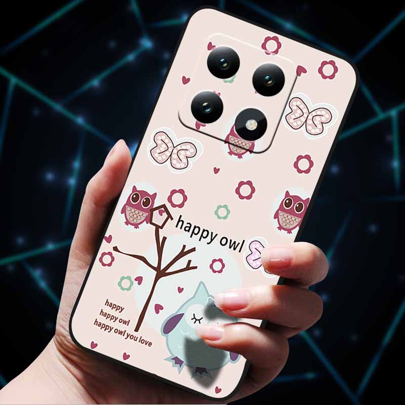 3D Flowers Emboss Fundas For Xiaomi 14T Pro 5G Case Soft Silicone Phone Cases for Xiaomi 14T 5G Back Covers Shell Mi 14T Pro Bag