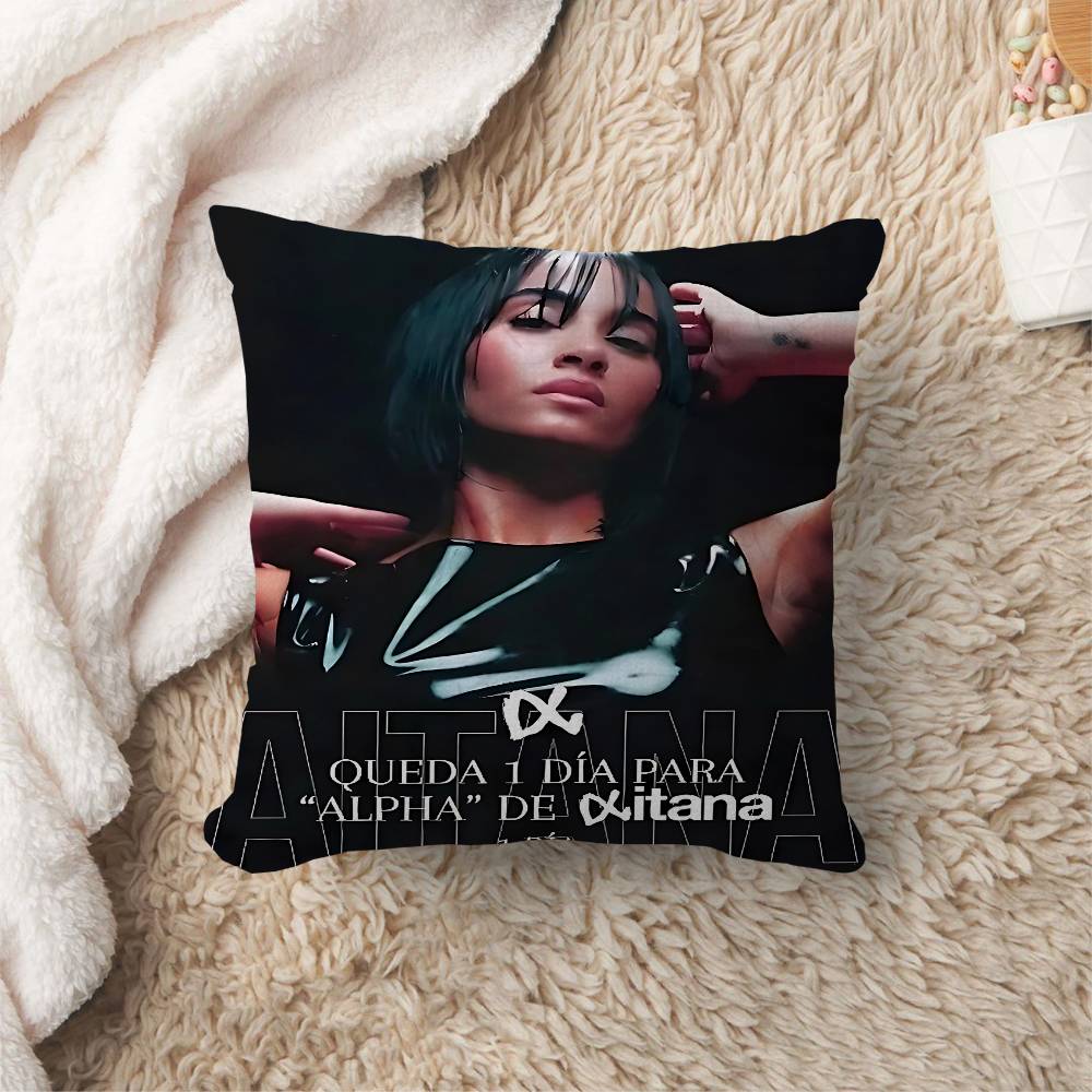 Singer A-Aitana Maple Design Cushion Cover Happy Autumn Harvest Decor Holiday Decorati Pillow Cover