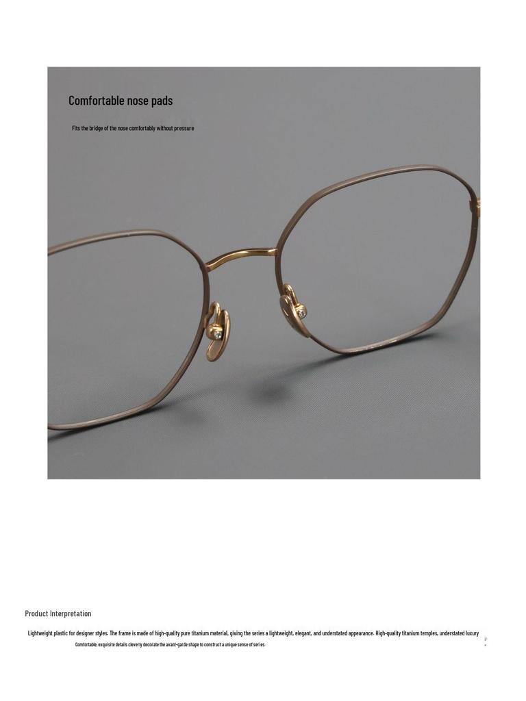 Retro Full Titanium Green Eyeglass Frame for Men & Women - M860, Prescription Ready
