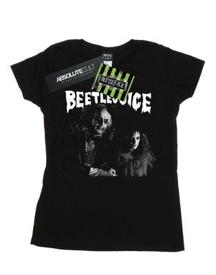 Damen/Damen Monochromes Paar Baumwoll-T-Shirt