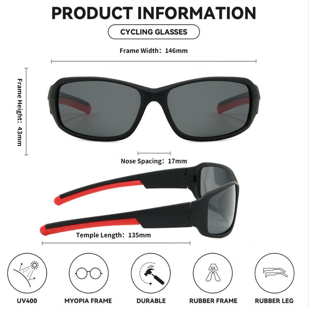 High Quality Classic Sunglasses Anti-Glare UV400 Protection Fishing Sunglasses Sport Design Lightweight Men's Shades Sport