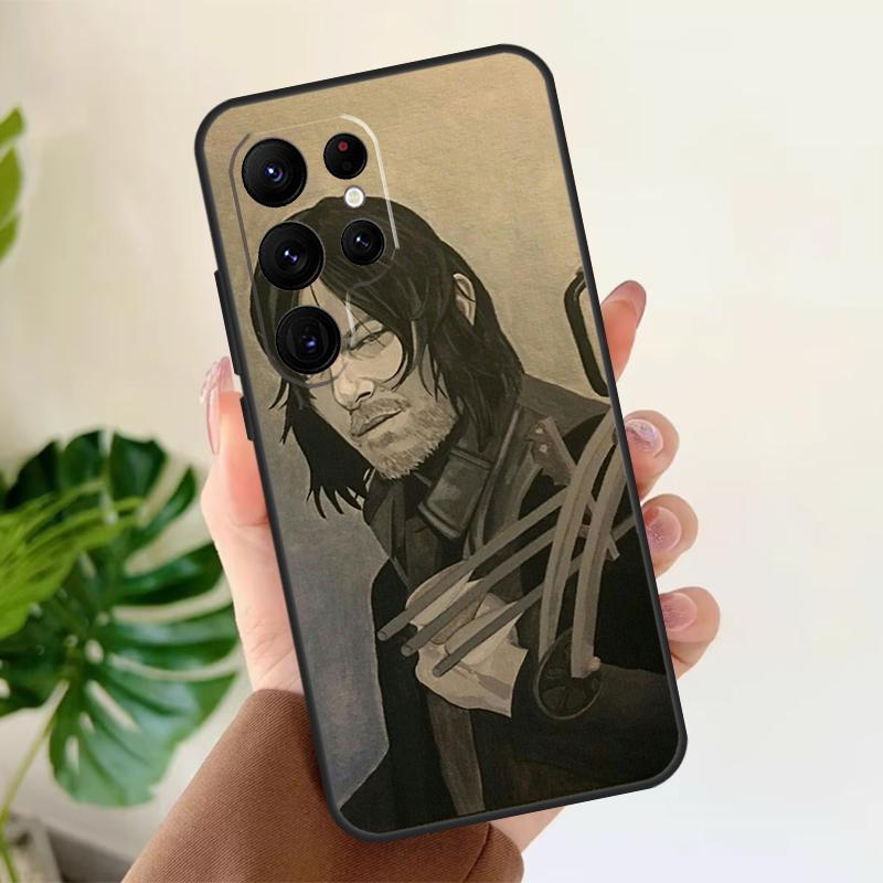 The Walking Dead Daryl Dixon Soft Case For Samsung Galaxy S21 S22 S23 S24 S25 Ultra S9 S10 Plus S20 FE S24 FE Phone Cover