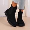 Fashion Flats Suede Women Short Boots 2025 Winter New Trends Comfort Shoes Fashion Classical Ankle Snow Boots Dress Zapatillas De Mujer