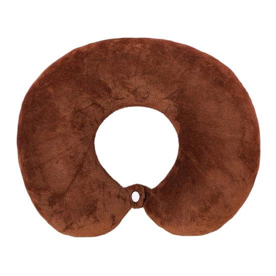 U Shaped Neck Pillow, Solid Color Travel Pillow, Breathable Neck Support Pillow, Portable Headrest for Travel Office Home Planes Trains Self-Driving