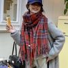 Women's Red Plaid Scarf: Stylish, Warm, and Perfect for Autumn & Winter