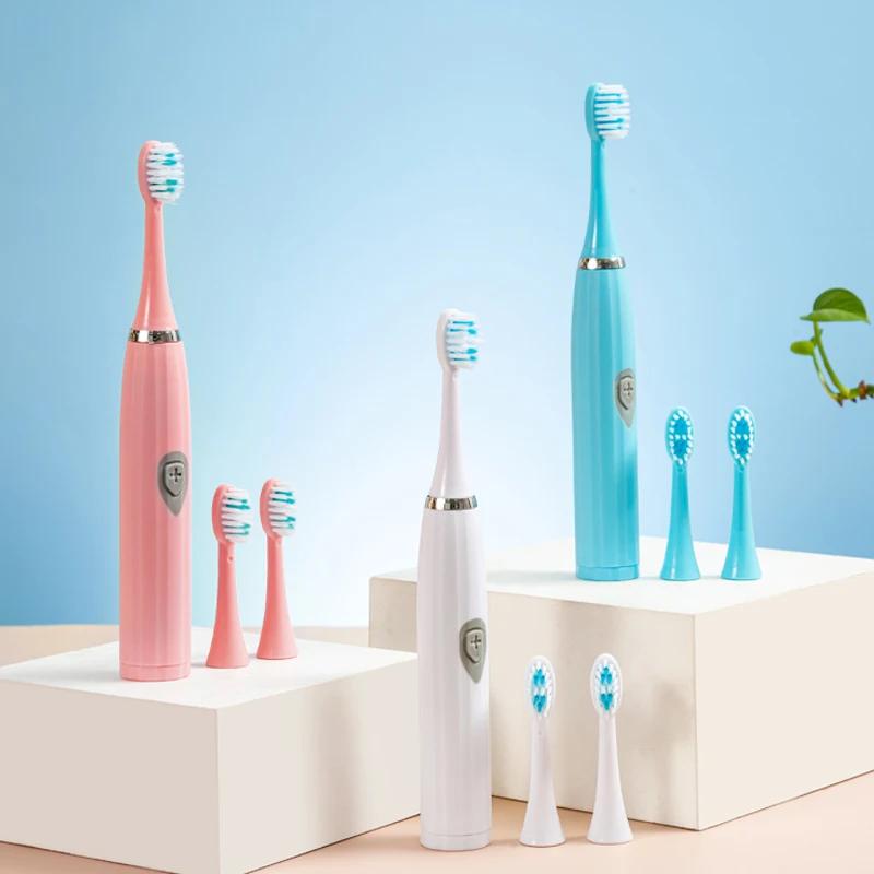 Soft Bristle Portable Battery Endurance IPX6 Waterproof Intelligent Effective Oral Care Electric Toothbrush for Adults