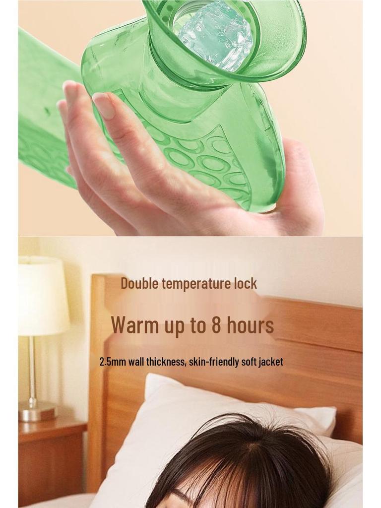 U-Shaped Neck Protection Hot Water Bottle Pillow - Thickened Hot Compress for Cervical Vertebra, Explosion-Proof Design