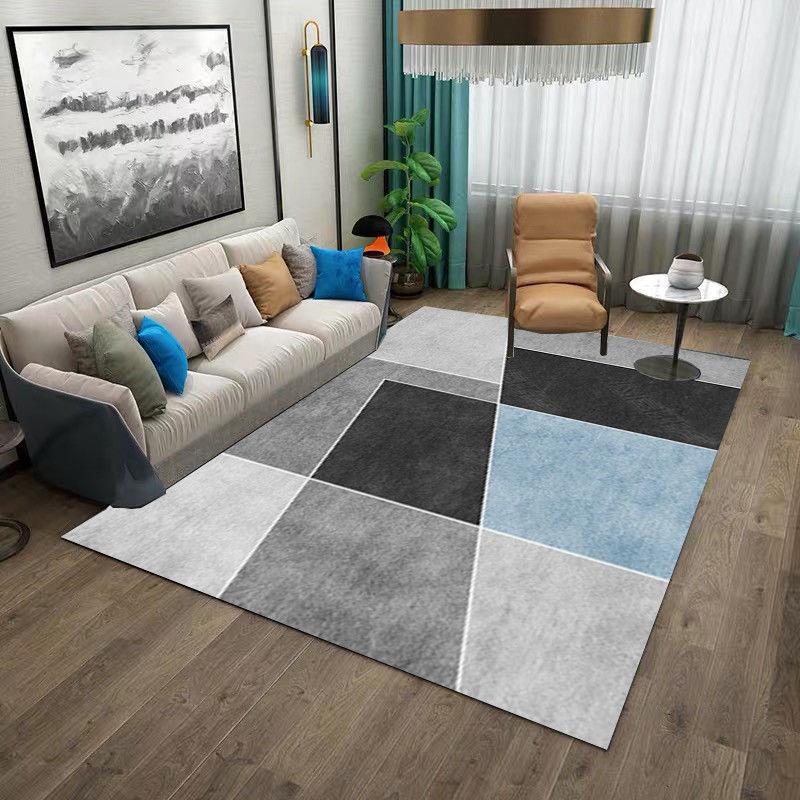 Nordic Geometric Abstract Carpet Living Room Large Area Rugs Non-slip Entrance Floor Mat Modern Home Decoration Bedroom Carpets