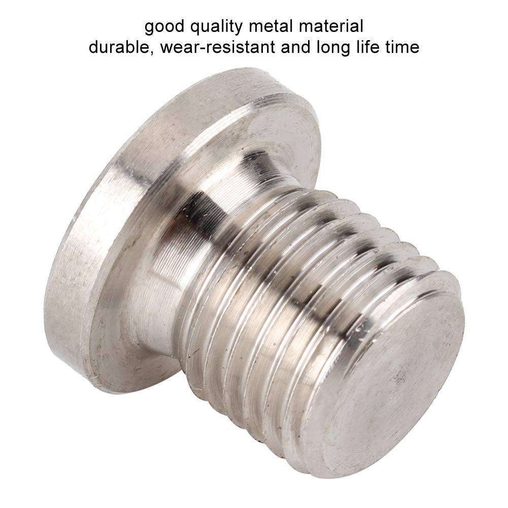 Oxygen Blanking Plug, M12x1.25mm Oxygen O2 Sensor Blanking Plug Cap Oxygen Sensor Exhaust Plug