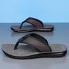 Fashion New Men's Breathable Mesh Flip Flops Soft Sole Comfortable Beach Sandals Lightweight Quick-Dry Slippers for Summer Outdoor Flats