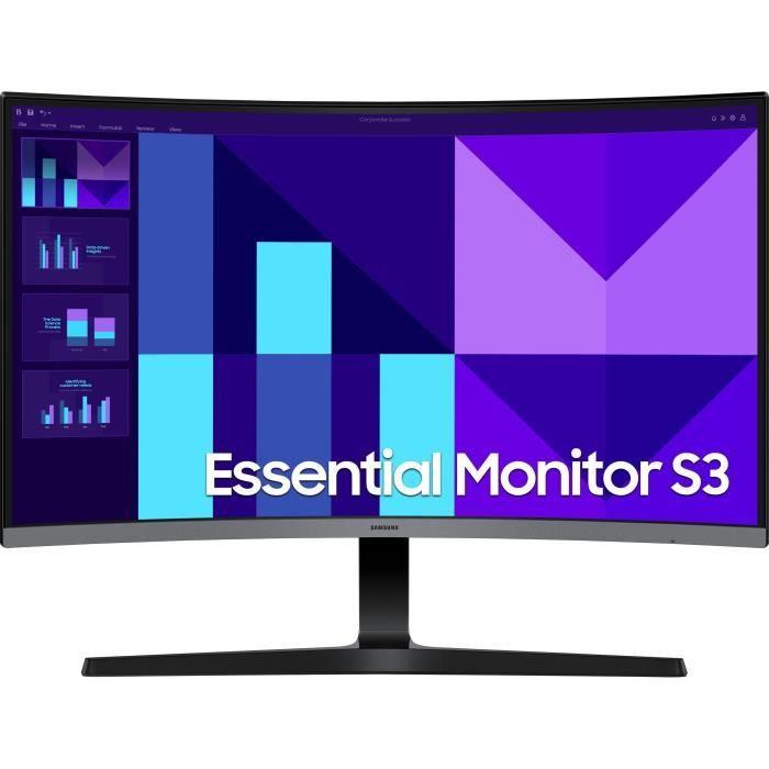 PC-Bildschirm Curved - SAMSUNG - 27 - FHD - 100Hz - VA-Panel - 4ms - LS27D390GAUXEN
