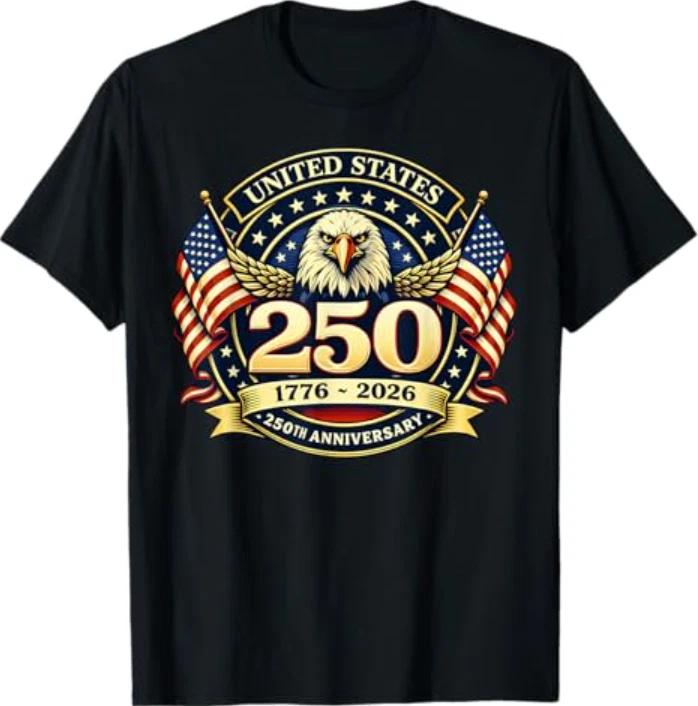 250 Anniversary USA Men Women 250 Years 250th Anniversary T-Shirt XL