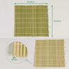Morikuru Sushi Rolling 8 inches Rolling Bamboo Rolling (Morikuru) Thick-mouthed Mat, (24 cm), Bamboo, Mat, Mat, TK04-01