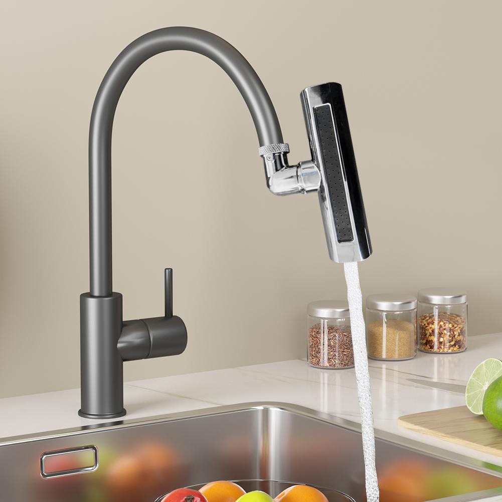 Kitchen Waterfall Faucet 360° Swivel Kitchen Faucet Head Replacement Multifunctional Kitchen Sink Spray Nozzle for Kitchen Sink China Mainland
