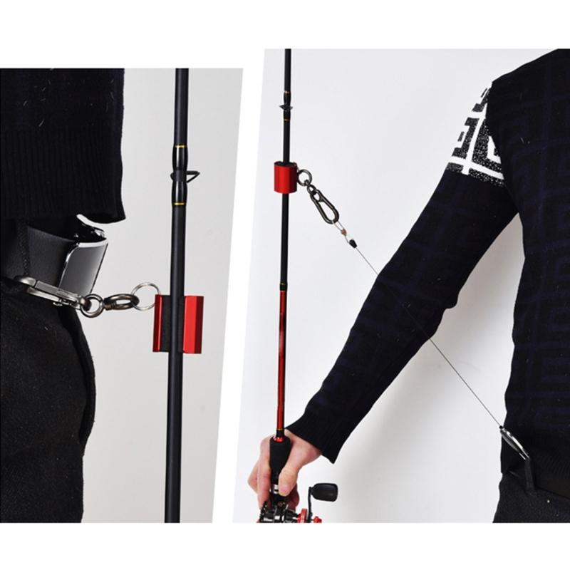 Fishing Rod Clips Wearable Fishing Rod Holder Stand Up Fishing Pole Holder Clips