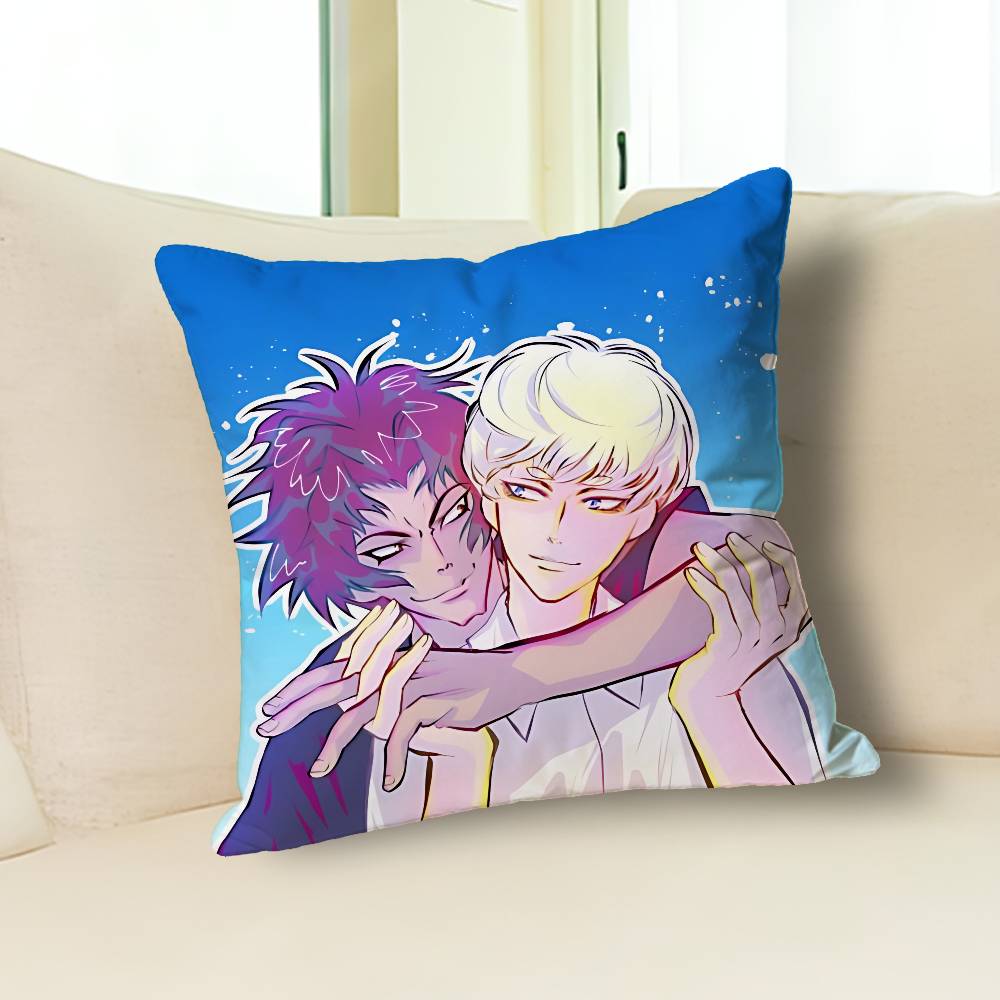 D-DEVILMAN C-Crybaby RyoAkira Print Pillow Case Aesthetic Bedroom Decor 30x30 40x40 45x45 50x50 60x60 65x65cm