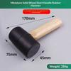 High Carbon Steel Mini Hammer Durable Multi-purpose Wooden Handle Hammer Portable Mini Octagonal Hammer Small Repairs