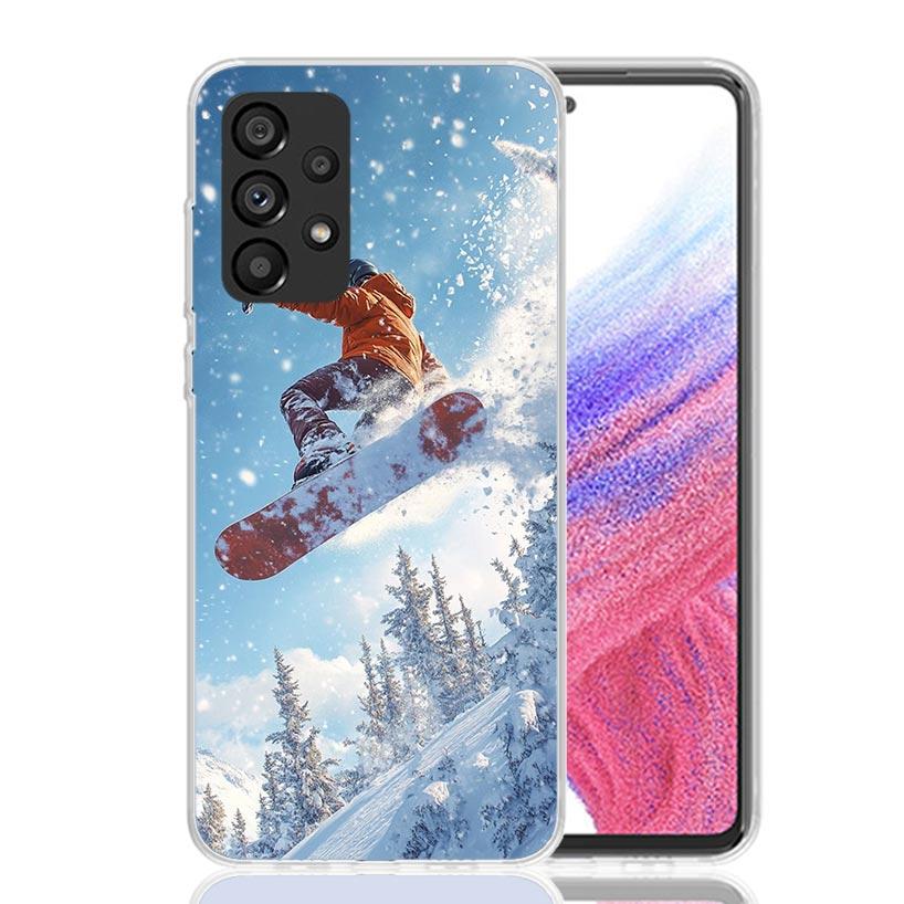 Adventure Snowboarding Extreme Phone Case For Samsung Galaxy A17 A16 A14 A15 A13 A57 A56 A54 A55 A53 A37 A36 A34 A35 A33 A26 A24