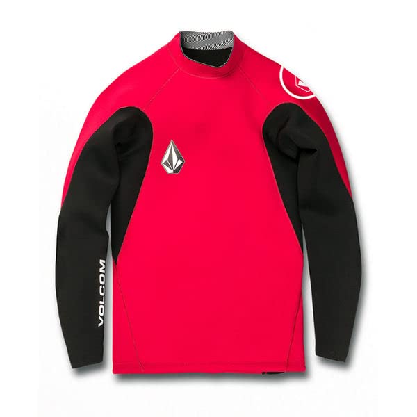 

Volcom 2022 2MM JACKET Wetsuit Topper Jacket Swimwear Surfing A9612201 RED L [VOLCOM] Spring/Summer Men s [Genuine]