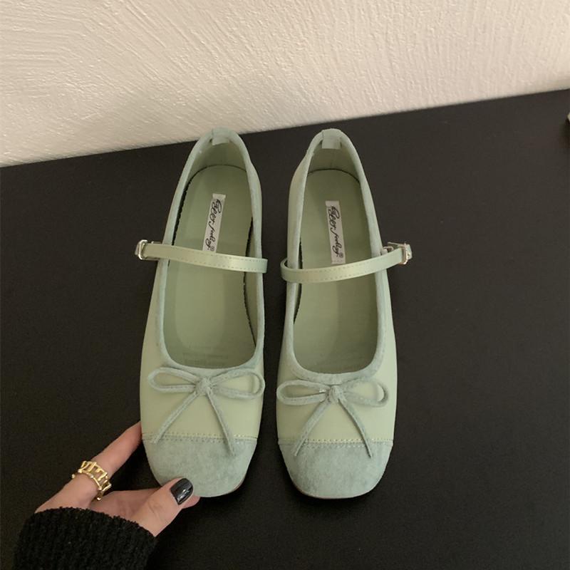

Bailamos 2025 New Women Flats Ladies Casual Mary Jane Shoes Soft Sole Outdoor Dress Shoes Round Toe Ballerinas Shoes 35