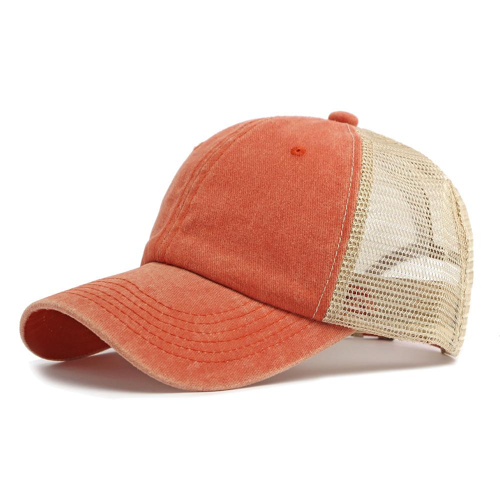Women's Spring Summer Thin Breathable Mesh Baseball Cap Men's Cotton Cap Sunscreen Hat