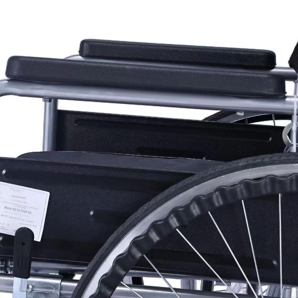 2PCS Comfortable Wheelchair Armrest Pad Leather Sponge Spare Part Arm Rest Pad Cushioning with Screw Wheelchair Accessories