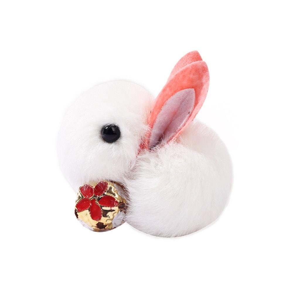 Mid-Autumn Mid-autumn Rabbit Plush Keychain Little Rabbit Plush Schoolbag Pendant  Lady Girls