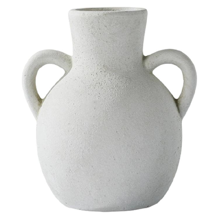 

Farmhouses Flower Vases Ceramic Pottery Terracotta Decorative Vases With Double Handle for Living Room Centerpiece Decors
