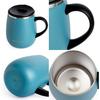 GRANDTIES Premium Vacuum Insulated Mug, 460ml, Available In 19 Colors, with Easy-Open Sliding Lid, Stainless Steel Double-Wall Vacuum Insulation, and