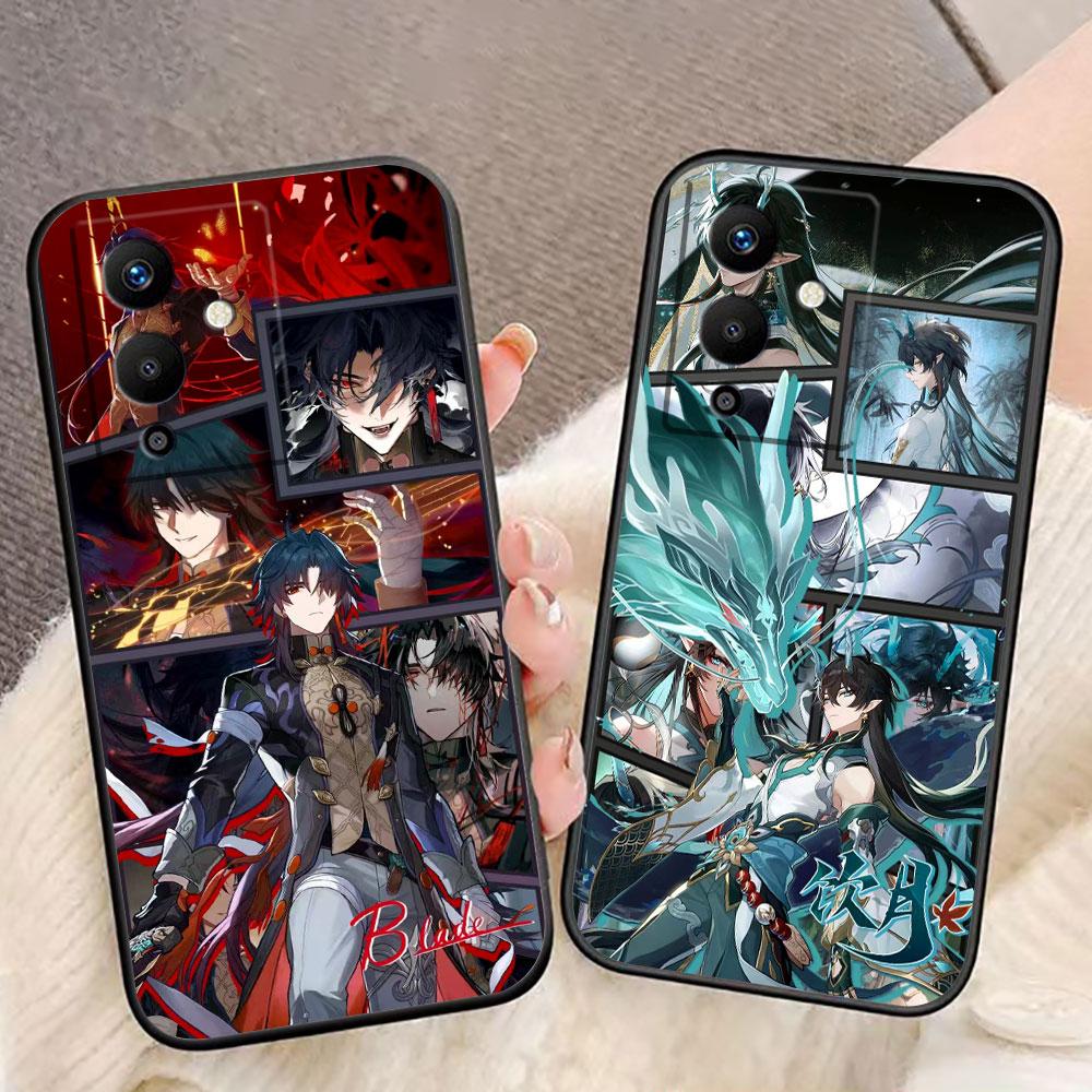 Rail Blade Jing Yuan Honkai Star Cover Phone Case For Infinix NOTE 10 11 11S 12 GT 20 30 40 50 TECNO POVA NEO 2 4 5 6 7 Pro Case