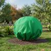Round Non Woven Fabric Plant Frost Cover With Drawstring For Winter Garden Tree Protections Anti Freeze And Anti Frost