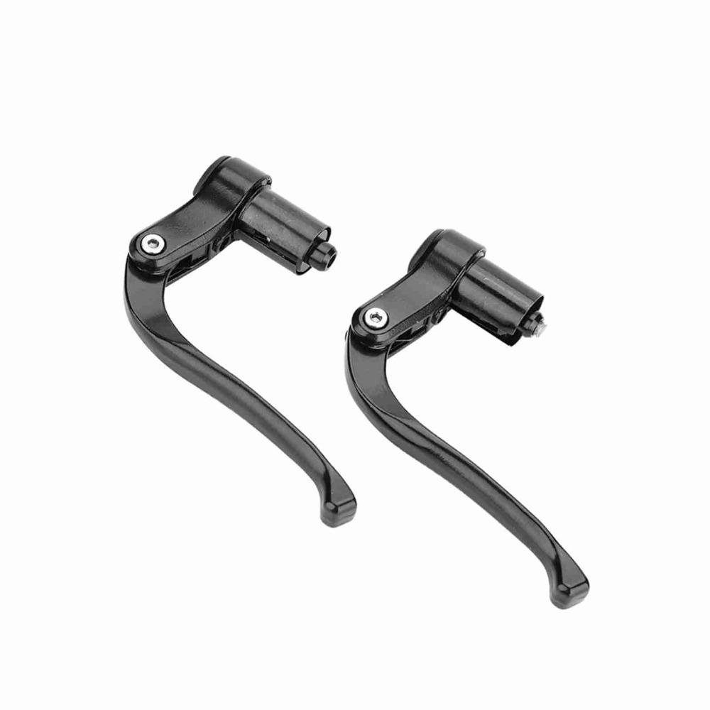

1Pair Black Handlebar Brakes Aluminum Alloy Cycling Brake Lever Bike Brake Lever Bike Accessory чорний