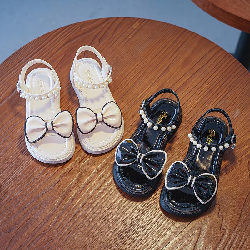 2025 Summer Soft Sole Korean Style Princess Sandals for Girls
