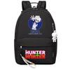 Popular Cartoon, Full-Time Hunter, Printed Schoolbag For Primary And Secondary School Students, Cute Girls' Casual Backpack.
