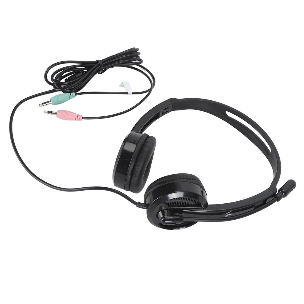 Microphone Headphones 120 Degree Rotatable Microphone Wired Headsets HiFi Speaker Laptop Headphones