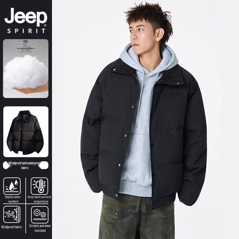 JEEP SPIRIT Herren Winter Stehkragen Steppjacke