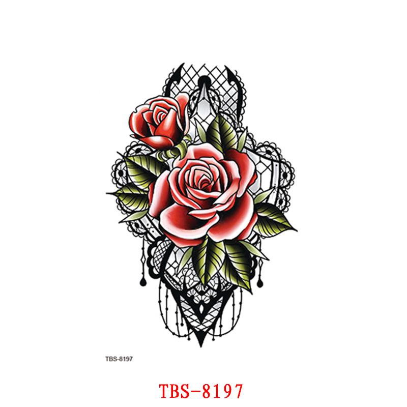 Waterproof Tattoo Sticker, Small Flower Arm, Totem, Semi-Permanent Tattoo Sticker Tattoo