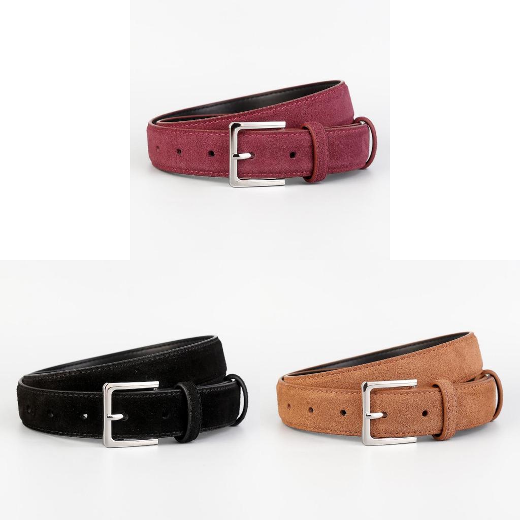 Ceinture Classique en Cuir pour Femme avec Boucle en Alliage pour un Usage Décontracté ou au Bureau