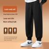 JEEP SPIRIT Men's Loose Fleece-Lined Jogger Sweatpants